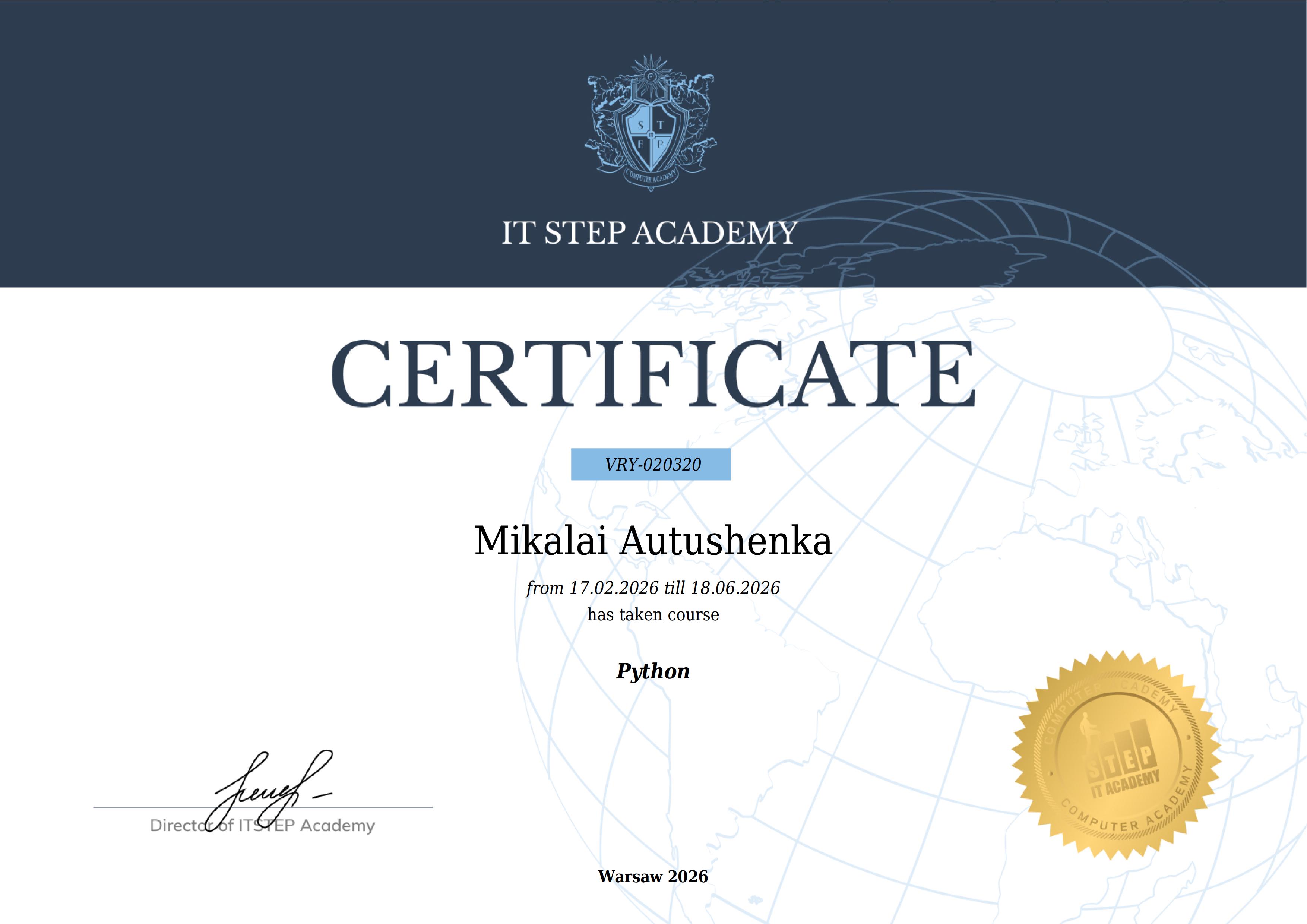 IT STEP Academy — Python